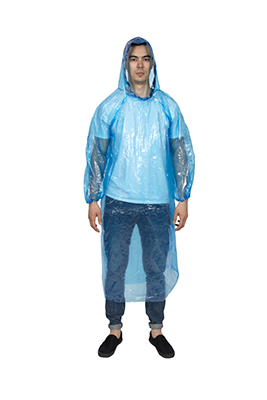 Manteau de pluie jetable avec capuche V24